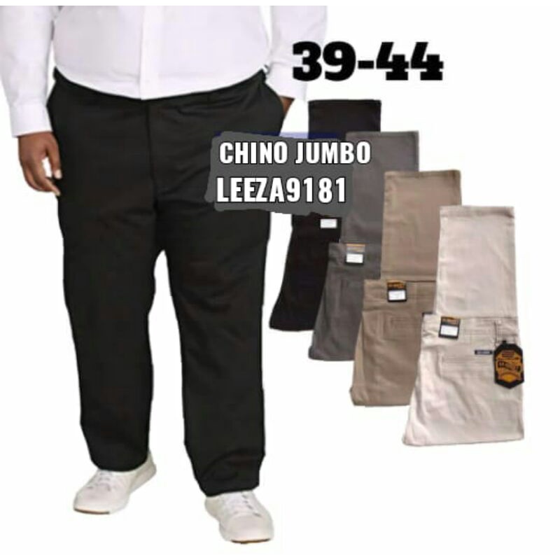 CELANA CHINOS CHINO PRIA BIG SIZE (JUMBO : 39-44)