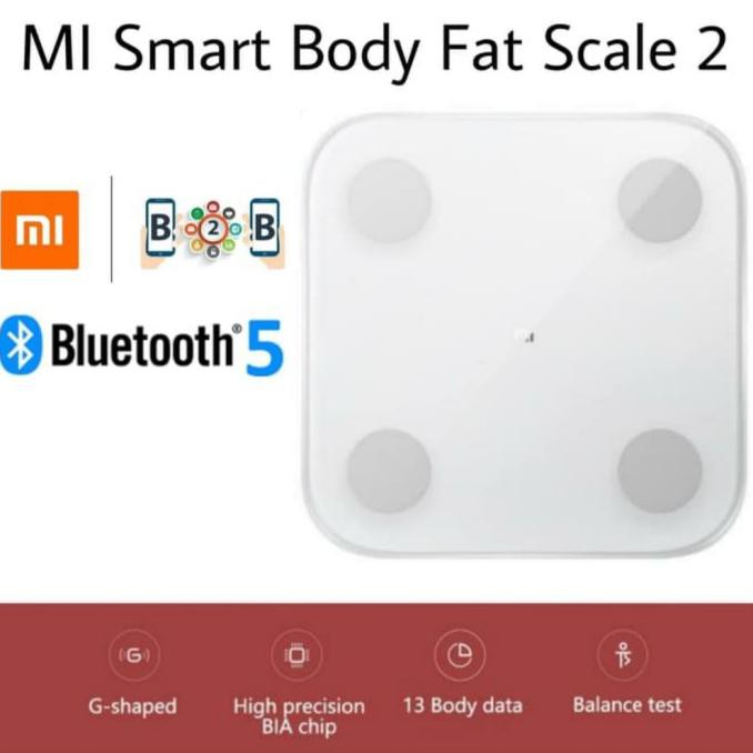 Xiomi Mi Smart Scale 2 -Body Fat Composition Scale 2 -Timbangan Badan Duaratusstore200