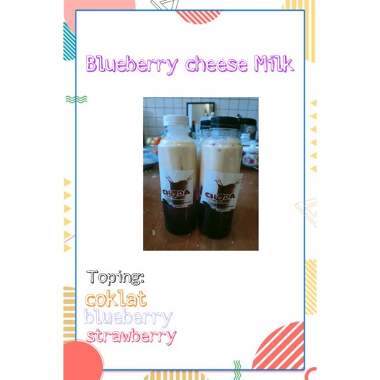 

blueberry cheese Milk