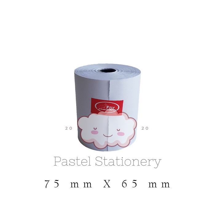 

Kertas Telstruk 1Ply Fox 75mm x 65mm - Struk Kasir