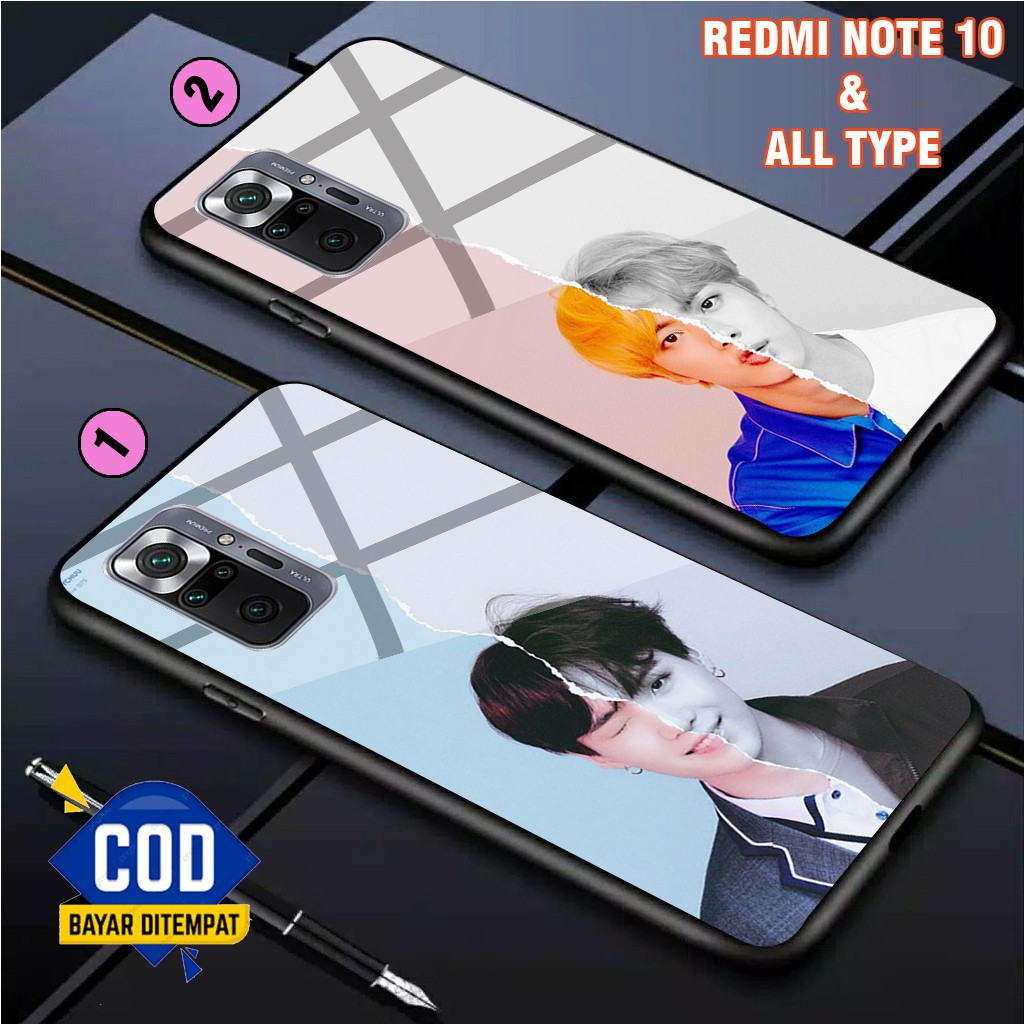S25 -CASE GLOSSY BTS/NCT FOR XIAOMI REDMI NOTE 10/POCO M3/POCO X3 AND ALL TYPE
