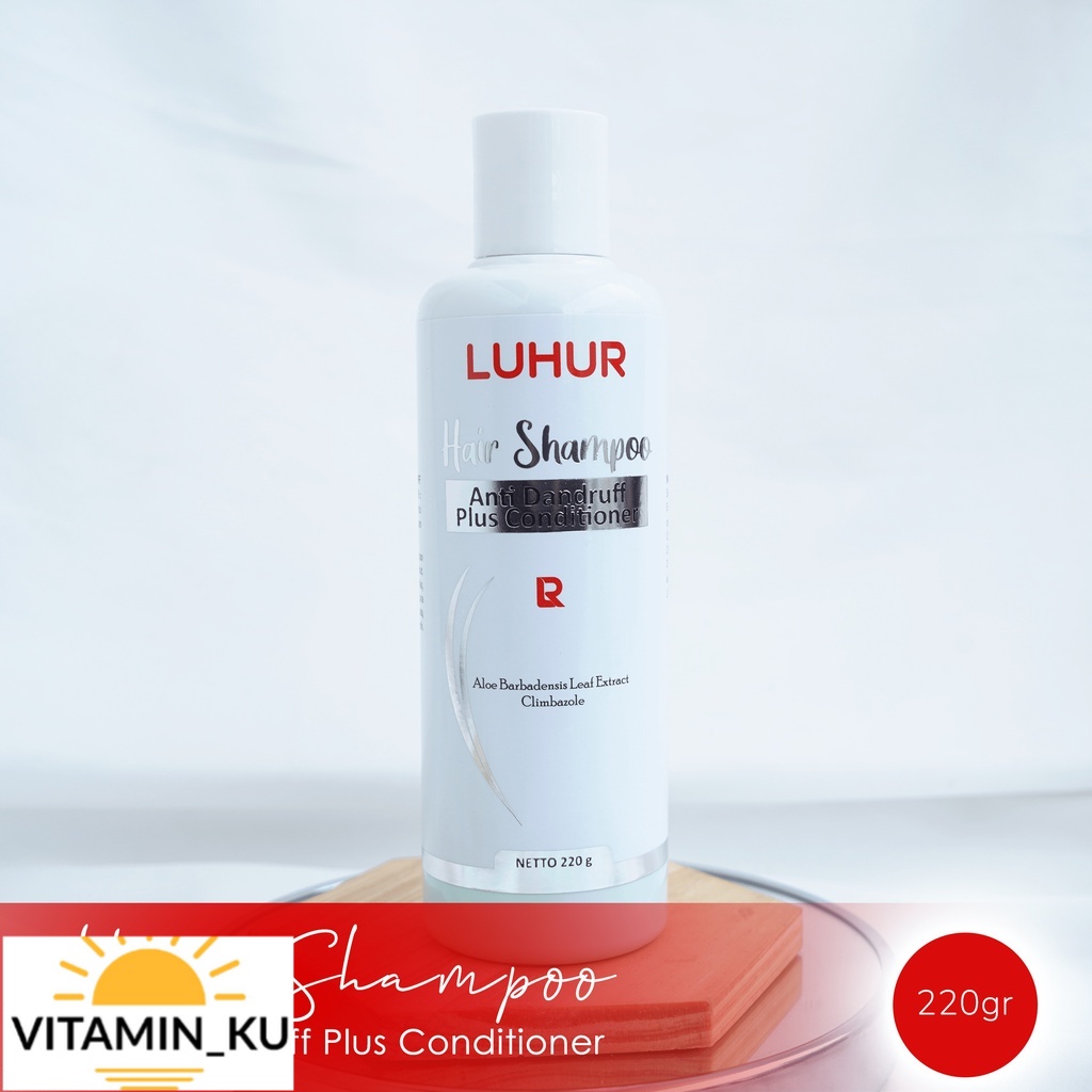 LUHUR SKINCARE Shampoo Anti Dandruff Plus Conditioner Hair Treatment Rambut Sehat Ketombe Rontok Gatal Parah Luhur #Vitamin_KU