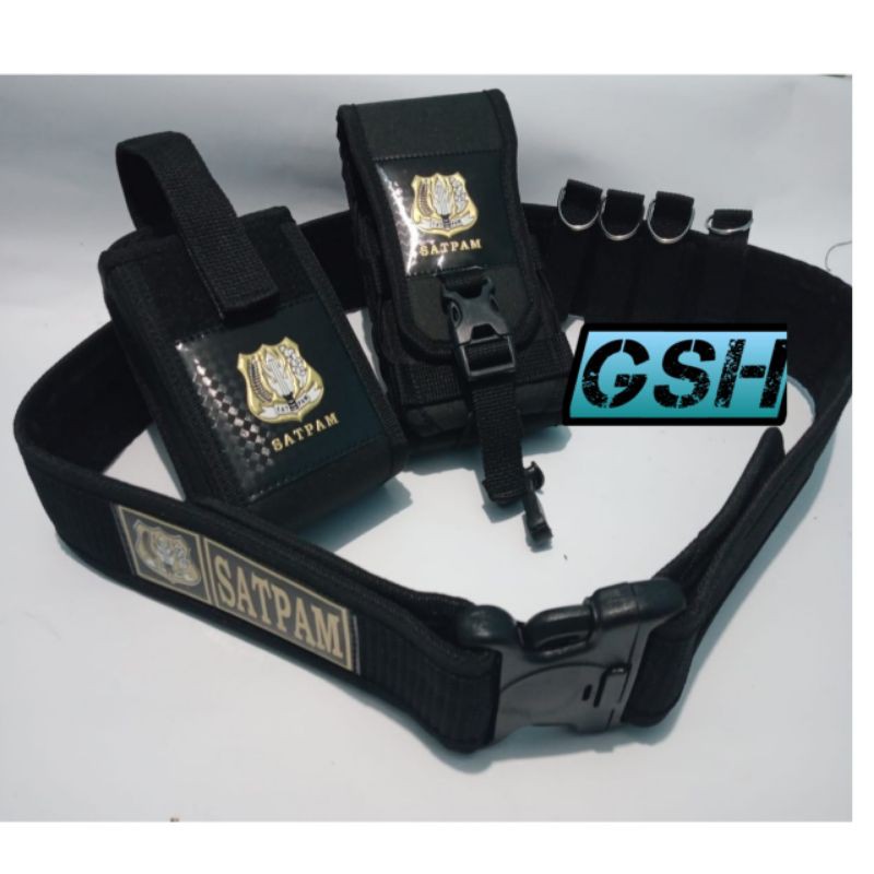 SET KOPEL SATPAM / SABUK SATPAM / SARUNG HP SATPAM / SARUNG HT SATPAM TERBARU