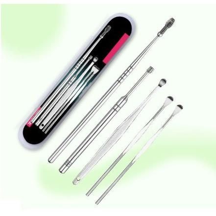 5IN1 PEMBERSIH TELINGA KOREK KUPING STAINLESS STEEL 5 IN 1