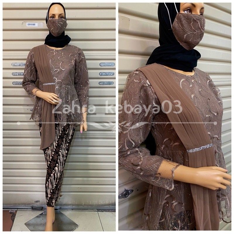 Kebaya Modern Blouse Amalia - Kebaya Wisuda Modern - Kebaya Wisuda Mewah