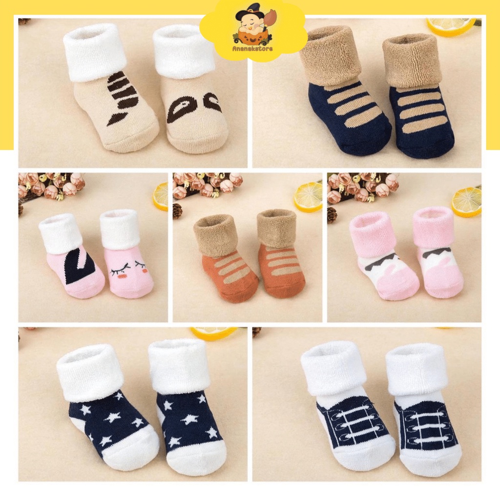 Ananakstore - Kaos Kaki Anak / Kaos Kaki bayi Motif Imut