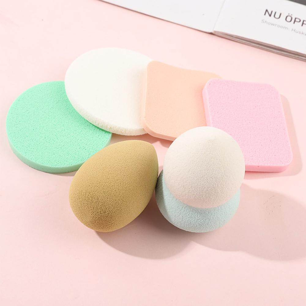 Mxbeauty Set Spons Makeup Wanita Mixed Face Contour Alat Kosmetik Basah Dan Kering Halus Foundation Makeup Sponge