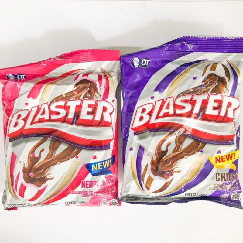 Permen Blaster isi Coklat 50 butir 125 gram / Permen Blaster Murah