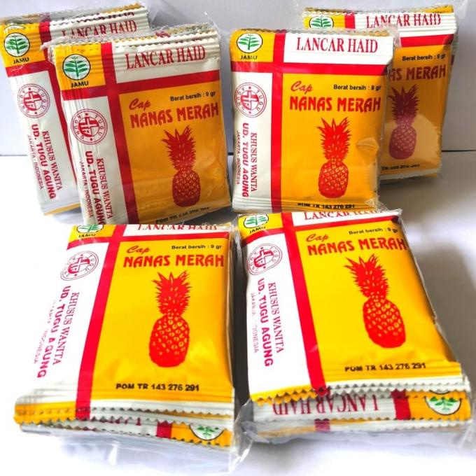 

Jamu Lancar Haid Cap Nanas Merah Premium