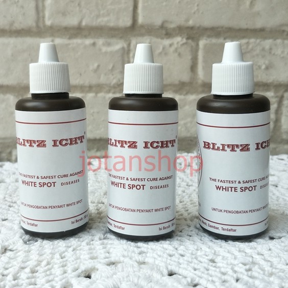 Blits Ich blitz icht 50ml Methylene Blue Obat Biru Ikan hias white spot jamur