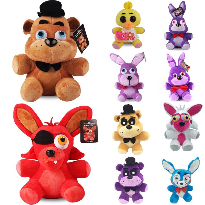 18/25cm Boneka FNAF Five Nights At Freddy's Foxy  Bonnie Golden Freddy Plush Toy