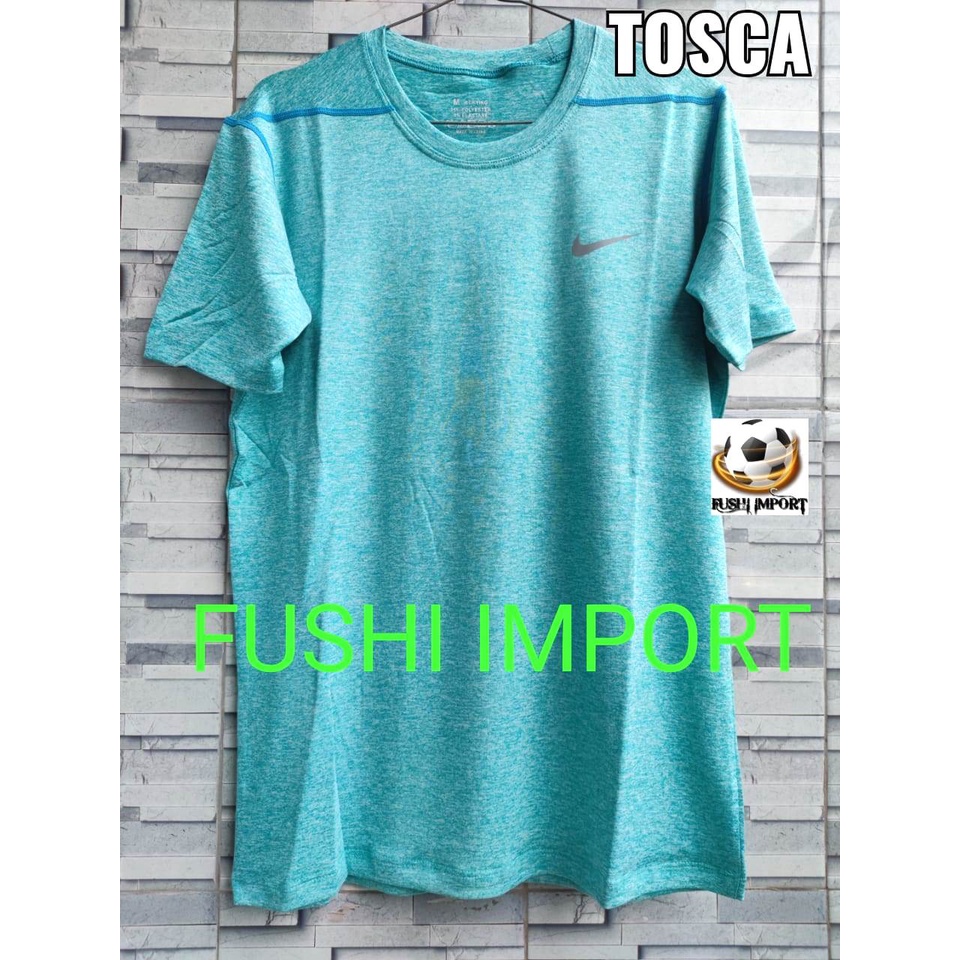 HQ 532# KAOS OLAHRAGA NYLON NIKE IMPORT / KAOS OLAHRAGA PRIA / KAOS DRY-FIT CEPAT KERING BERNAPAS