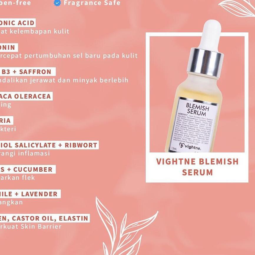 ❆ VIGHTNE BLEMISH SERUM BY VAVL / VAVL SERUM ●