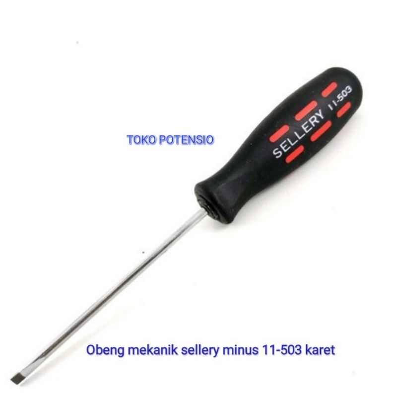OBENG MEKANIK SELLERY (MINUS) 11-503 KARET