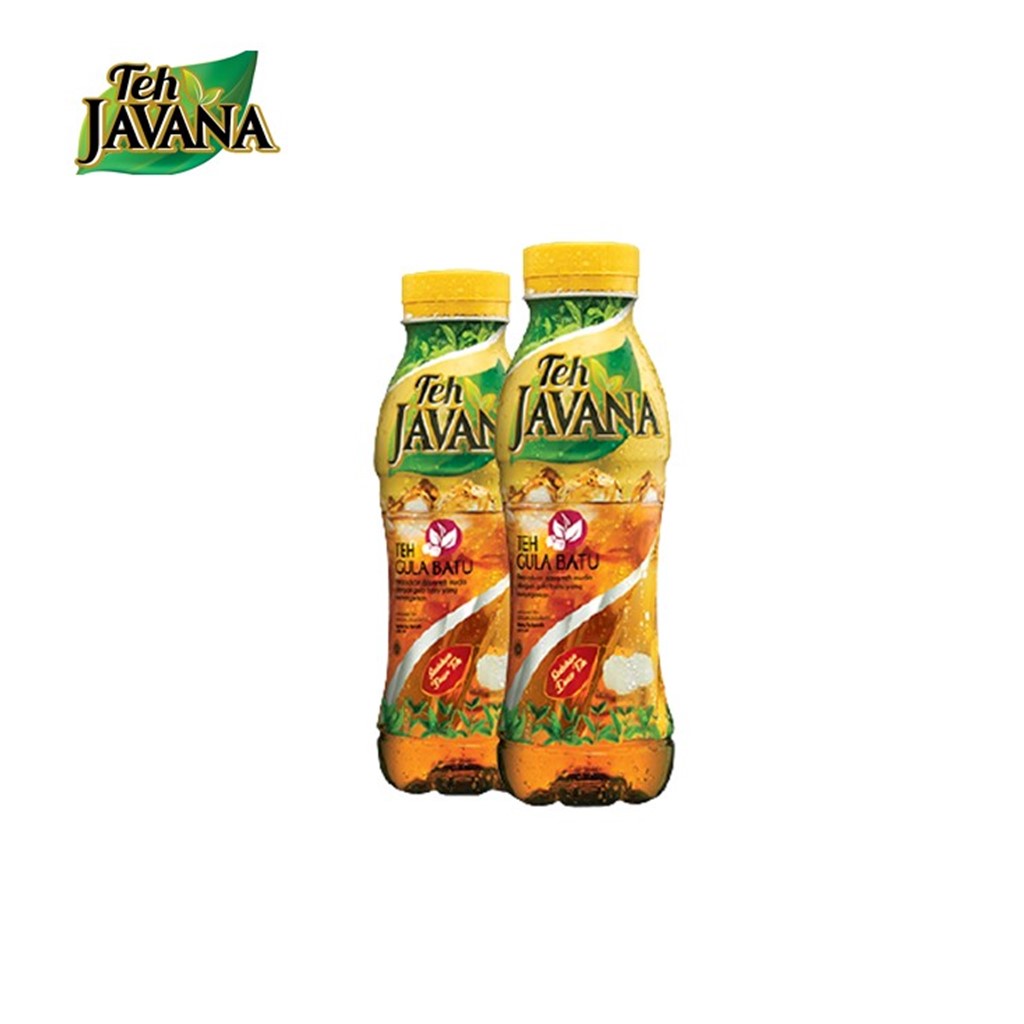 Teh Javana Gula Batu Botol 350 ml x2