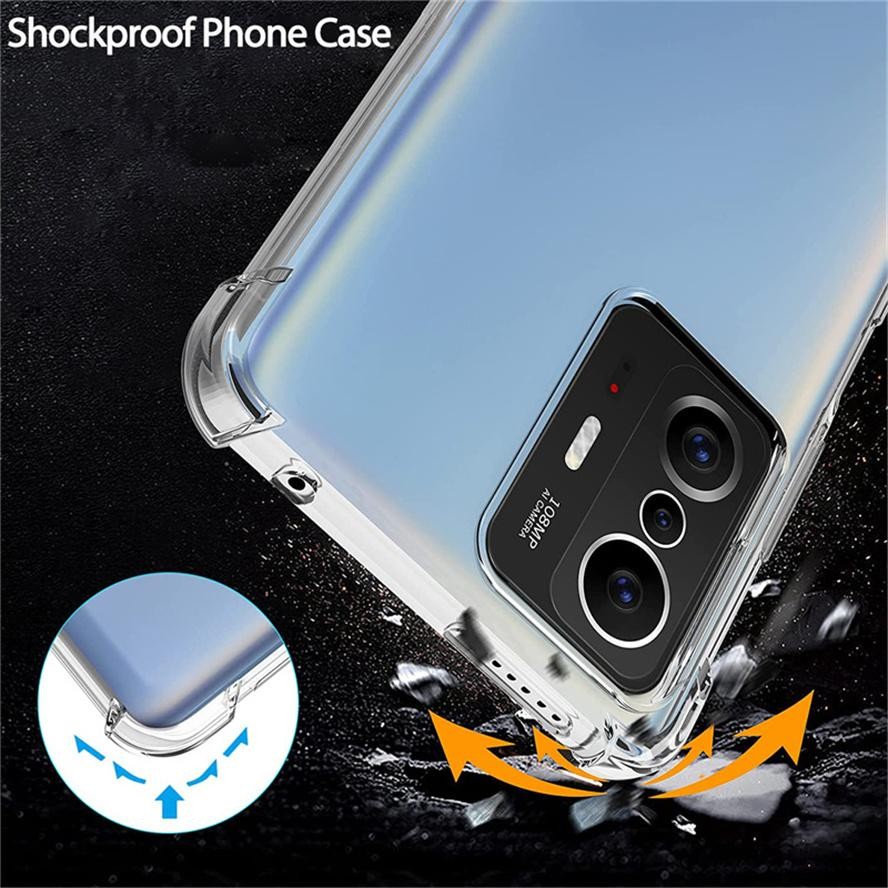 XIAOMI 11T 11T PRO CASE SOFTCASE HD CRACK AIRBAG  BENING CLEAR TRANSPARAN, SILIKON CRACK PROTECT CAMERA PELINDUNG KAMERA BEST 11 T MI 11 T PRO