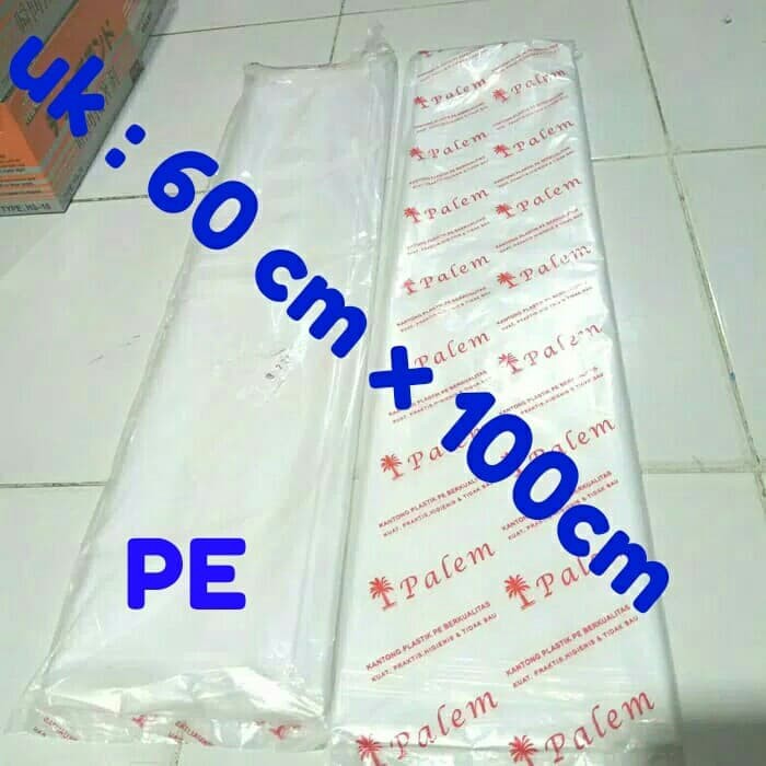 Jual Plastik Pe Bening Uk 60x100 Bahan Super Murni Shopee Indonesia 5522