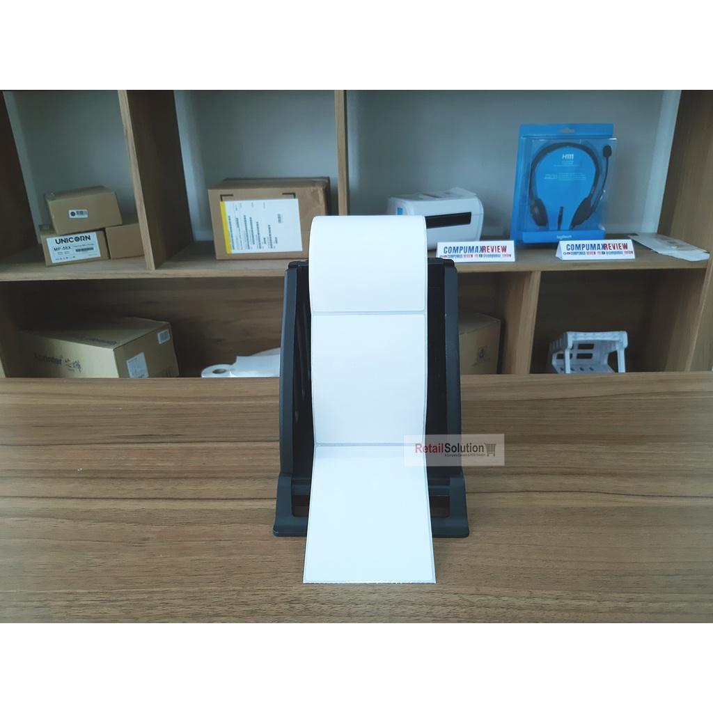 Holder Roll Paper Label Stiker External for Printer Barcode