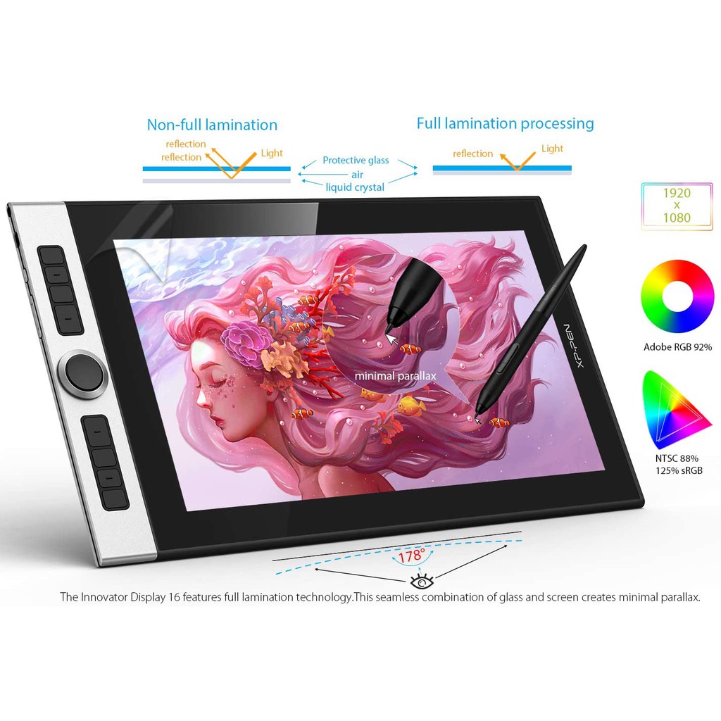 XP PEN Innovator 16 Pen Display 15.6 Inch Drawing Monitor Garansi 2 tahun