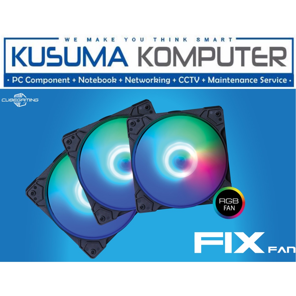 Cube Gaming FIX FAN 12CM RGB