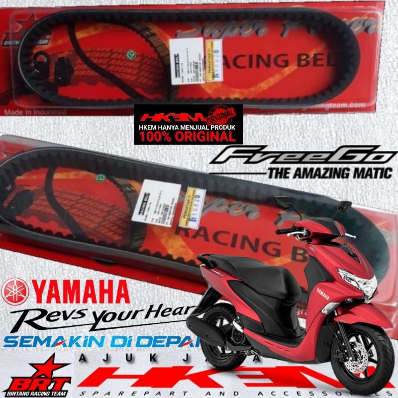 BRT SENTUL PAKET UPGRADE KIRIAN YAMAHA FREEGO MIO M3 ROLLER XRIDE VANBELT FINO 125 PERCVT SOUL GT