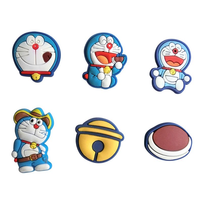 Jibbitz Crocs Doraemon Edition Pin Sandal Bross Sendal Karakter Imut Lucu