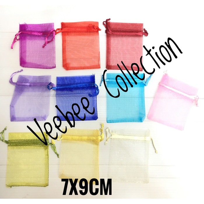 

Organza bag 7x9cm/Tas tile polos 7x9cm/ kantong tile/kantong sovenir/tas sovenir/Kantong Organza/ kantong tile kaca hampers