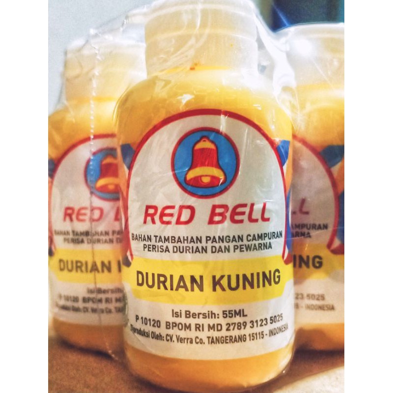 

Red Bell Tambahan Pangan / Perisa / Pewarna Durian Kuning (Durian Mentega)