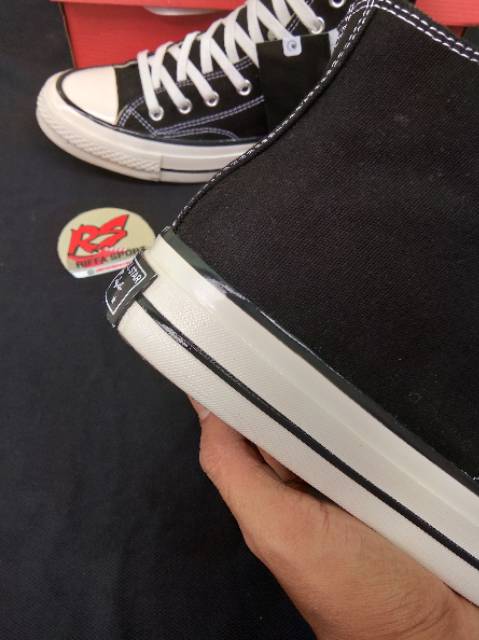SEPATU XPREME FOOTWEAR SNEAKERS 70S BLACK WHITE ORIGINAL TERMURAAAAH