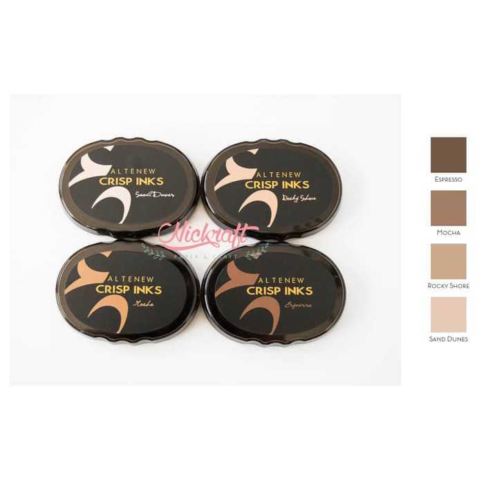 

Unik INK PAD TINTA STEMPEL ALTENEW COKELAT BROWN Diskon