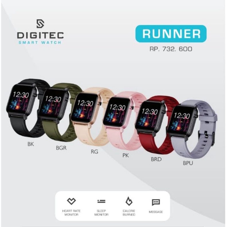 Jam Tangan Digitec Smartwatch type RUNNER