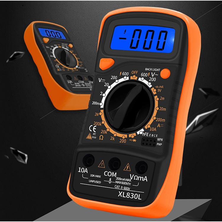 Digital Multimeter MINI AC/DC Voltage Tester - Multi fungsi tester Digital