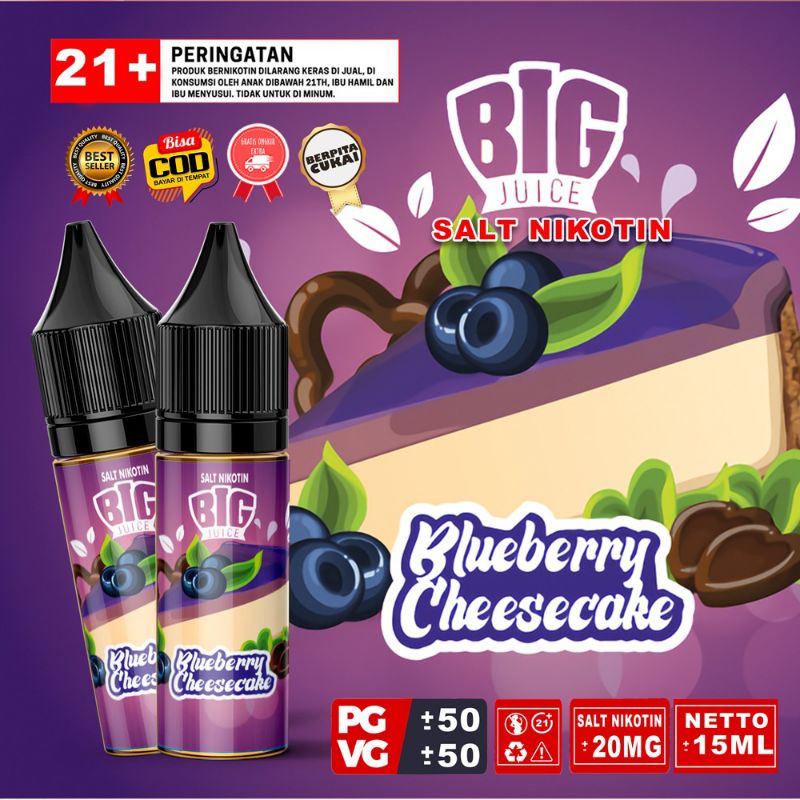 NEW ARIVAL S4LT N1C 20M9 BLUEBERRY CREAM 15ML