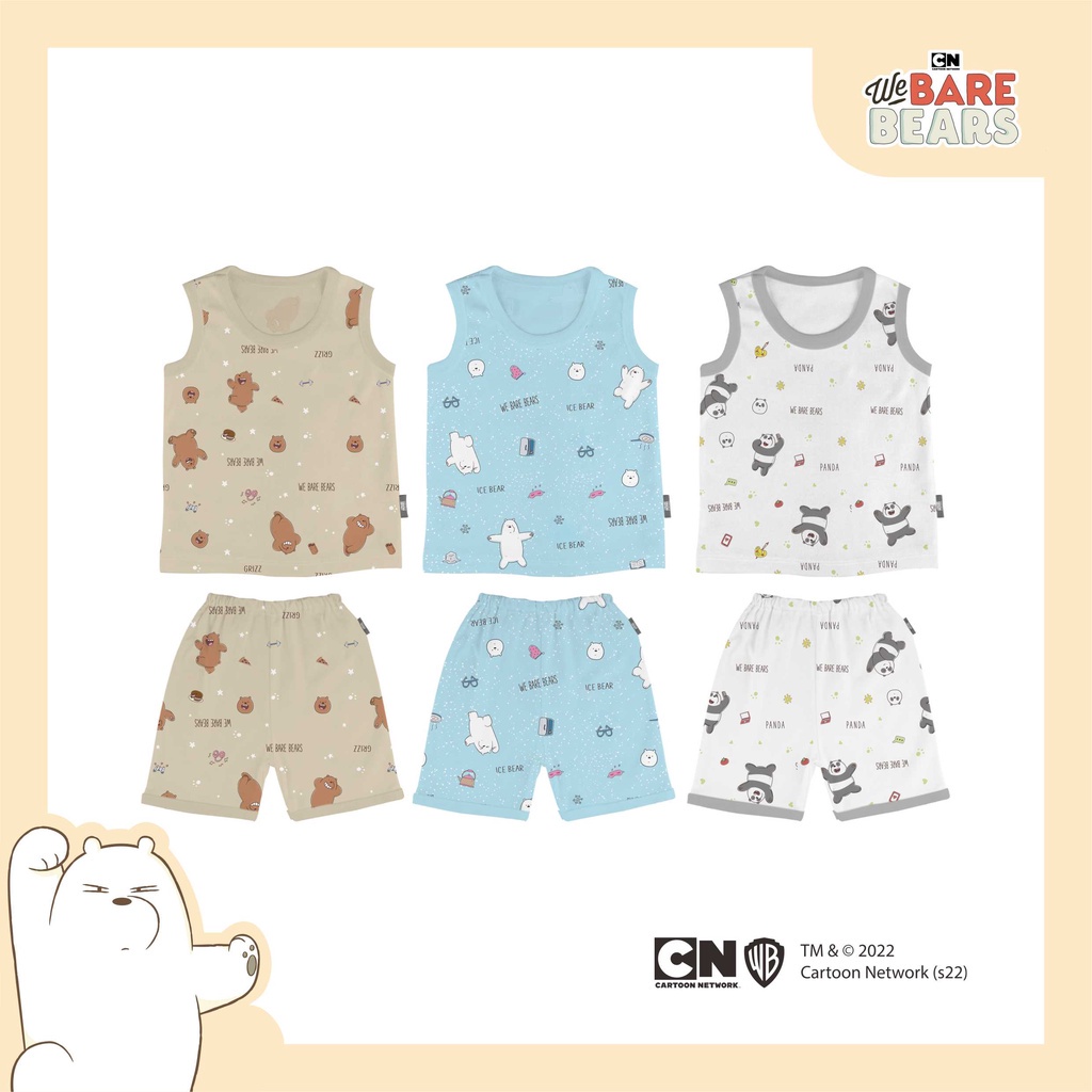 FLUFFY MURAH SETELAN OBLONG SINGLET  CELANA PENDEK BAYI ANAK CEWEK COWOK