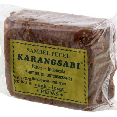 Bumbu Pecel Karangsari 200 Gram Rasa Pedas