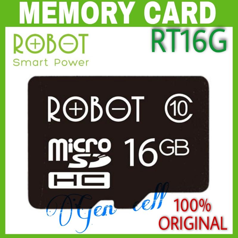 Memory Card Micro SD ROBOT RT16G 16GB Class 10 80MB/S