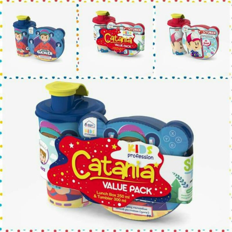Lunch Box Set / Catania Set Souvenir Ultah Anak