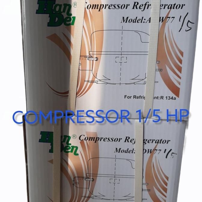 jual COMPRESSOR HANDEN ADW 77 KULKAS/FREESER/SHOKIES 1/5 PK
