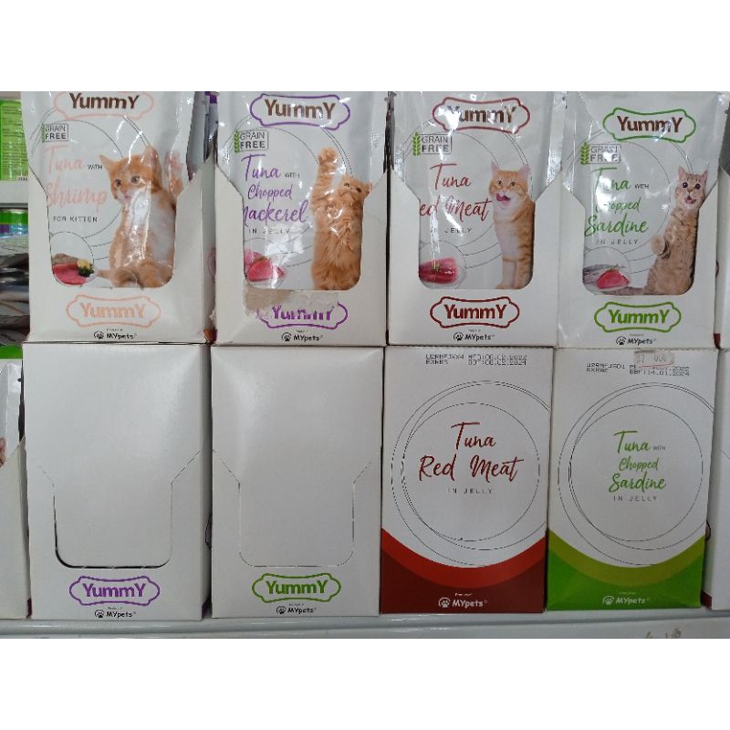 Yummy Wet Food Cat For Adult dan kitten all varian  makanan basah kucing pouch