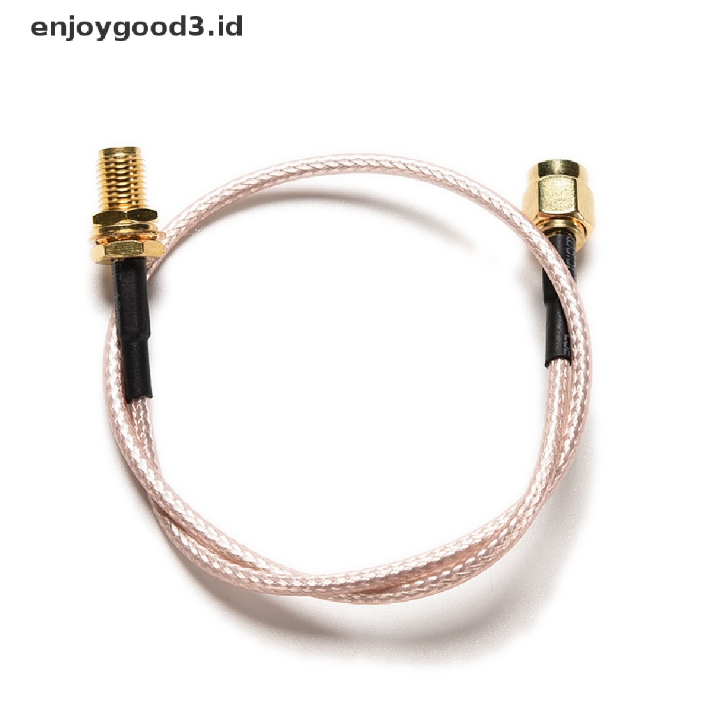 1pc Kabel RP.SMA male jack Ke female plug bulkhead crimp RG316 pigtail 30cm