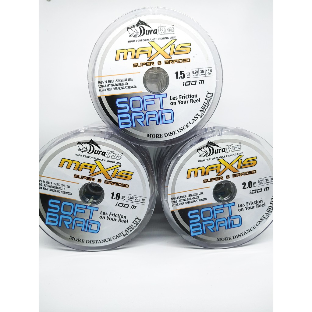 Senar PE Duraking Maxis X8 Soft Braid