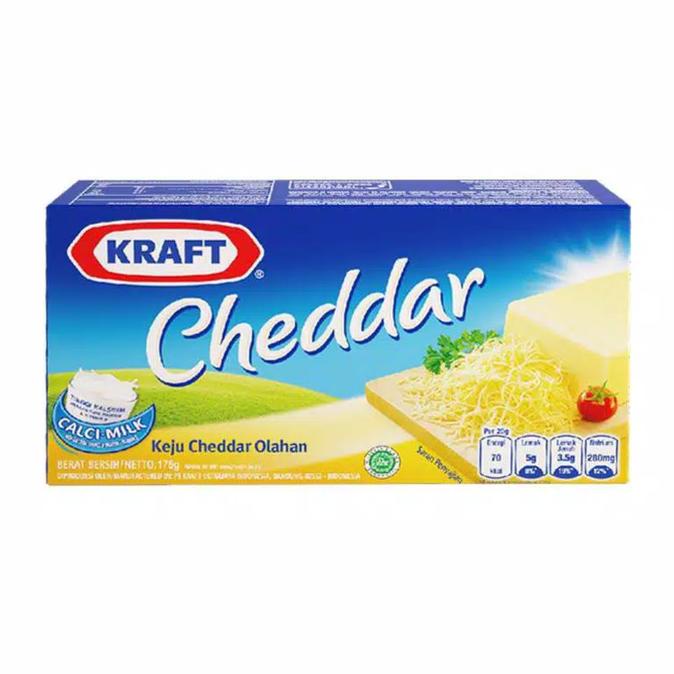

Kraft Keju Cheddar 165 gram . TERLARIS TERPERCAYA ORIGINAL