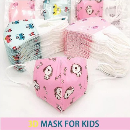 Masker Duckbil Anak Motif Campur Murah