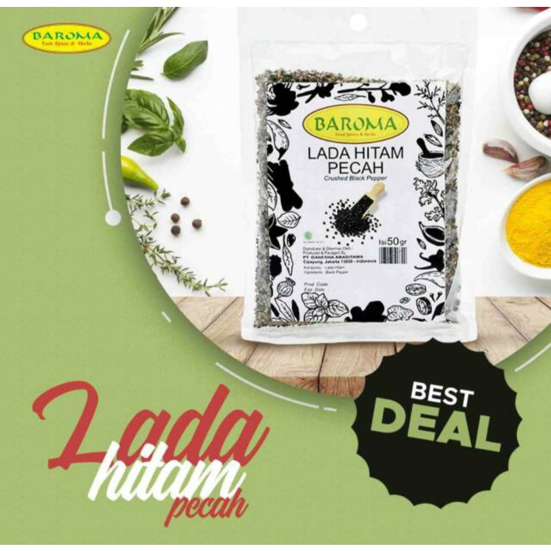 

Baroma Lada Hitam Pecah Refill