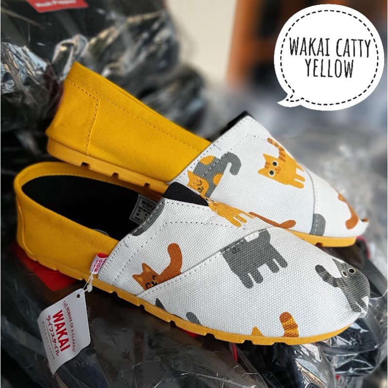 Sepatu Slip on wakai grade ori