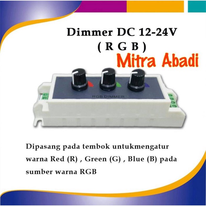 LED Strip RGB SMD 3528/5050 Dimmer DC 12V-24V/12-24 Volt