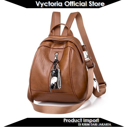 (COD) Vyctoria VOS7032 Tas Ransel Wanita Import Backpack Terbaru BQ2555 JT7032 LT1676 CR7224 GT1810 2555 7032 1676 1810 7224