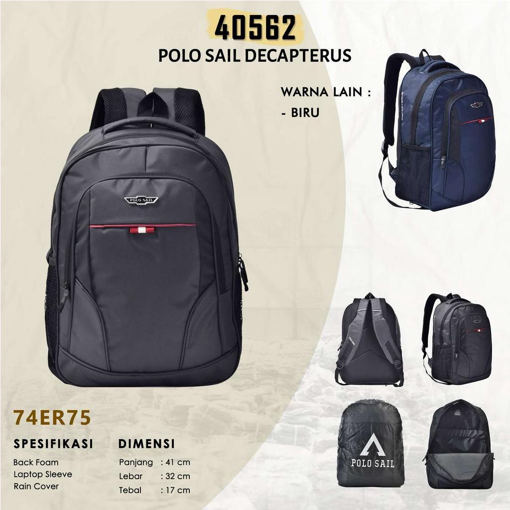 Tas Ransel POLO SAIL Multifungsi Gaya dan Fungsionalitas untuk Aktivitas Sekolah dan Kerja 40562