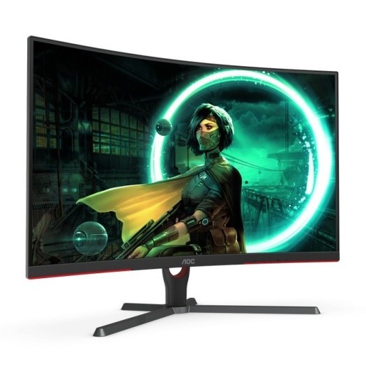 Monitor LED AOC CQ32G3SE 32&quot; Curved 1000R 1440p 165Hz 1ms Freesync