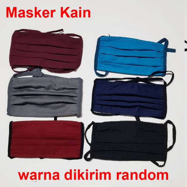 Masker kain tali sambung oxpord